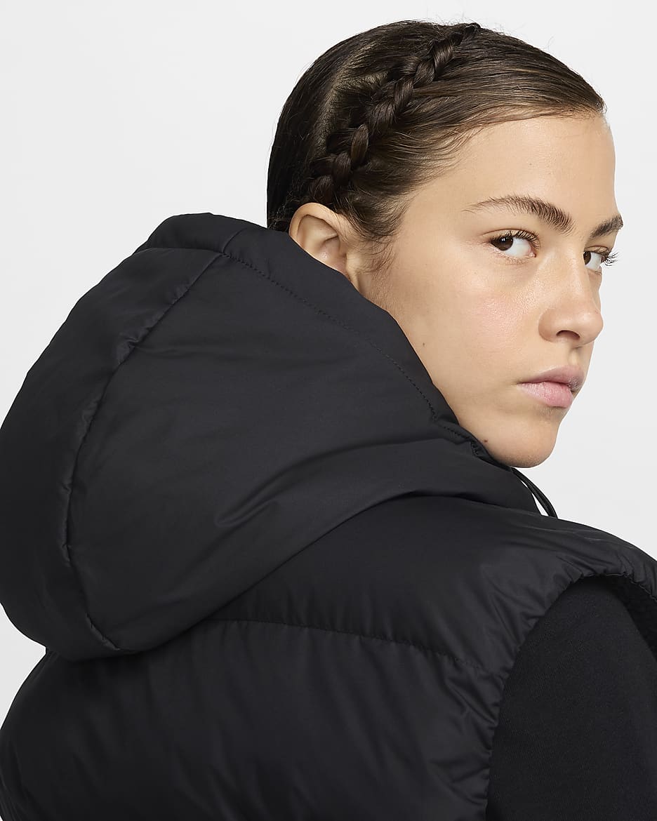 Nike Sportswear Metro Puffer Women s Therma FIT Loose Hooded Vest